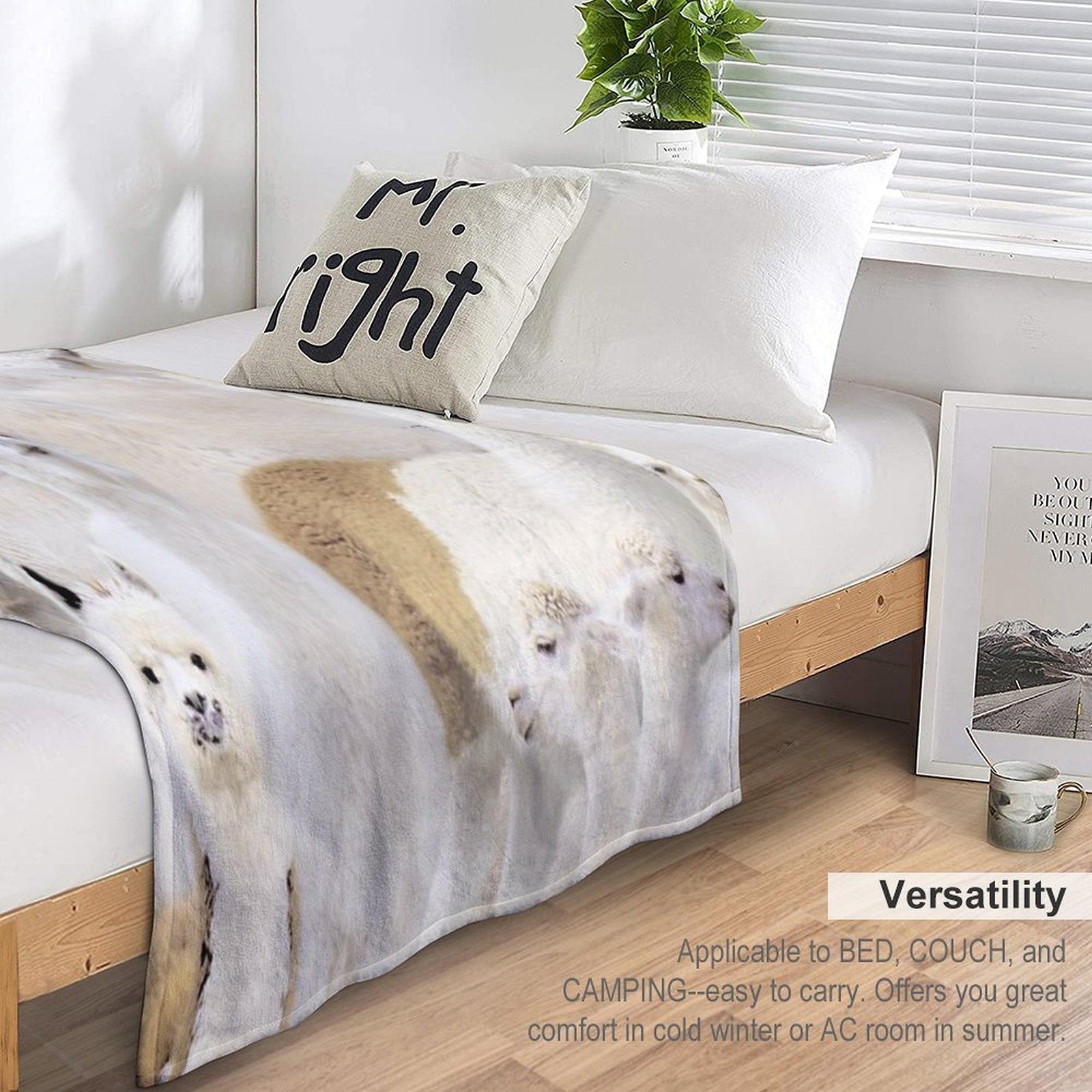 Alpacas All-season Throw Blanket