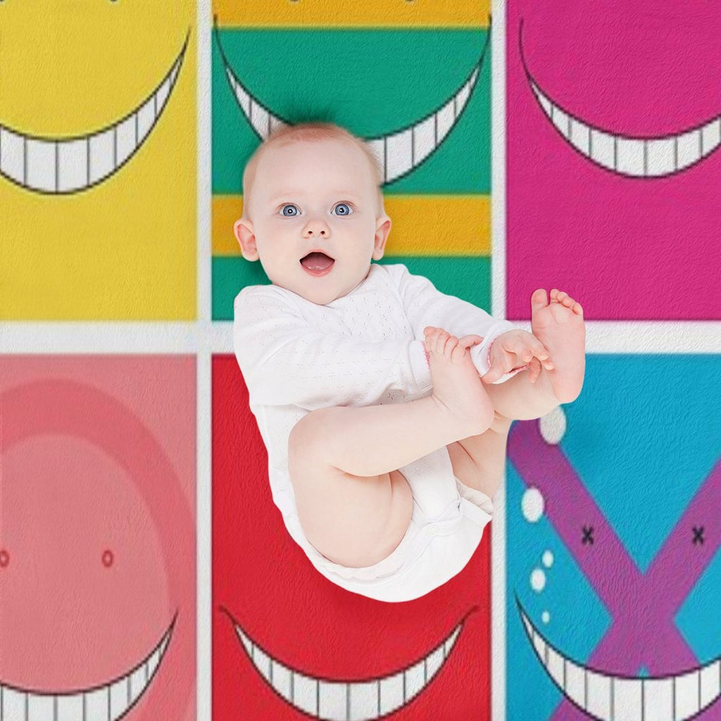 Faces - Assassination Classroom Machine-washable Throw Blanket