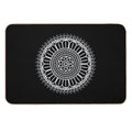 Bohemian Mandala Art.  Slip-Resistant Bath Mat