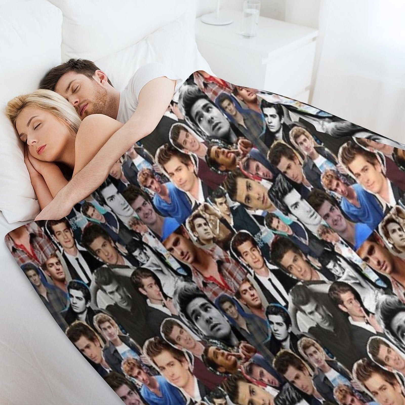 Andrew Garfield Fan Art Compact Throw Blanket