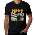 Cute Hiss Cats Rock Kittens Kitty Rocking Music Cat Lovers  Soft T-Shirt