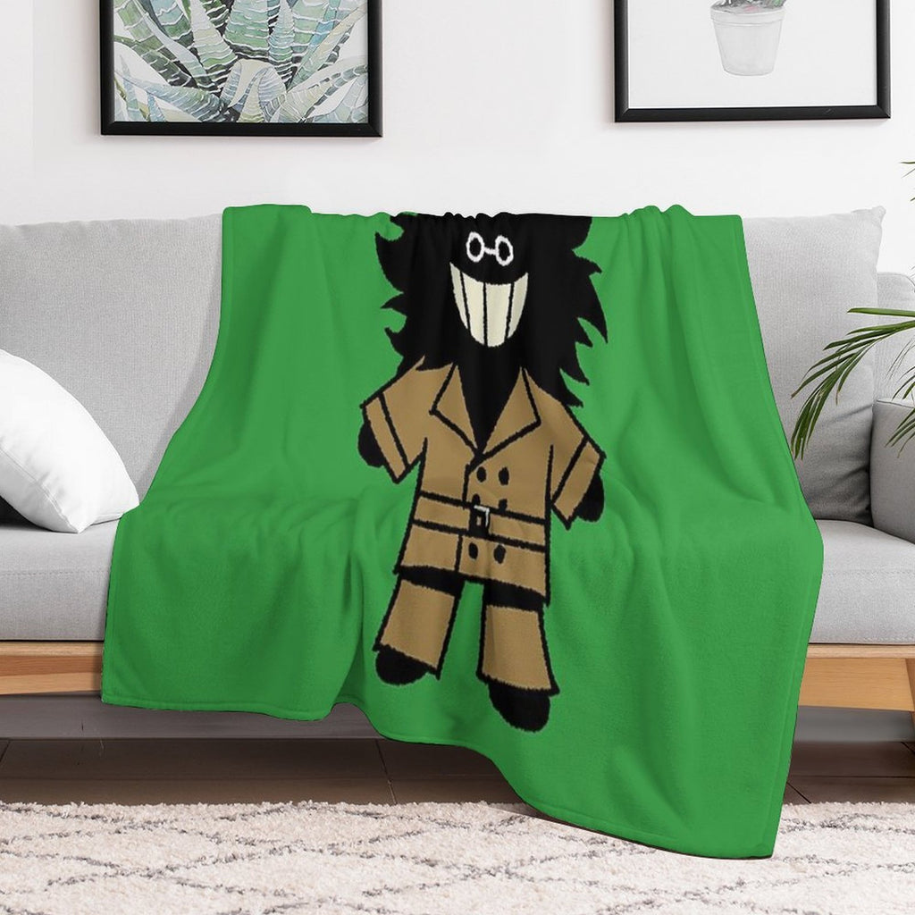 Bive from Regretevator Machine-washable Throw Blanket