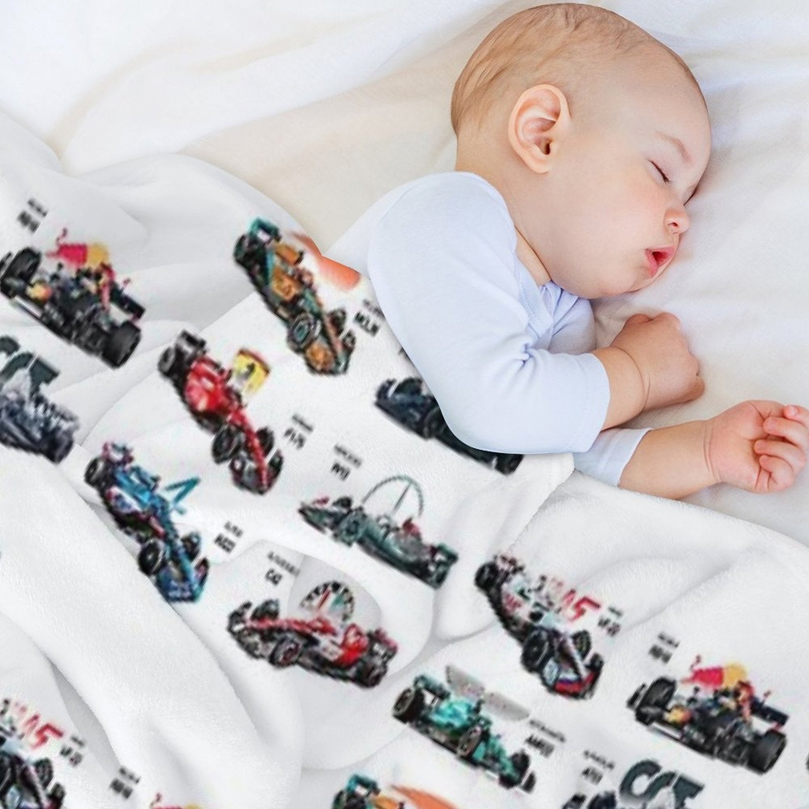 F1 All Cars 2022 Shrink-resistant Throw Blanket