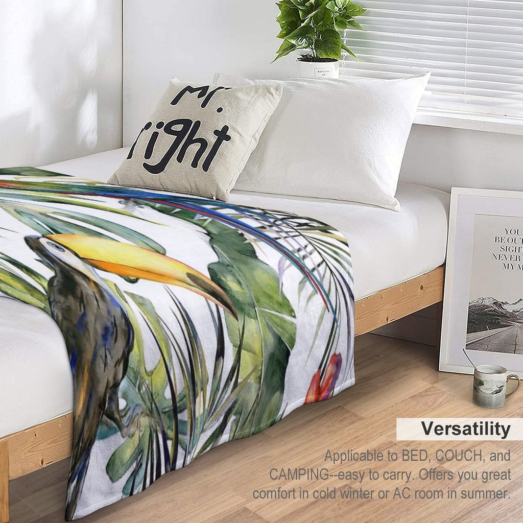 TROPICAL JUNGLE Versatility Throw Blanket