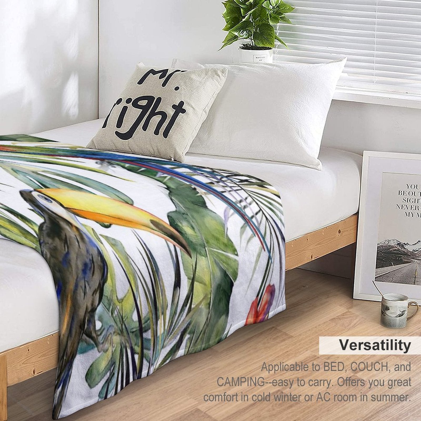 TROPICAL JUNGLE Versatility Throw Blanket