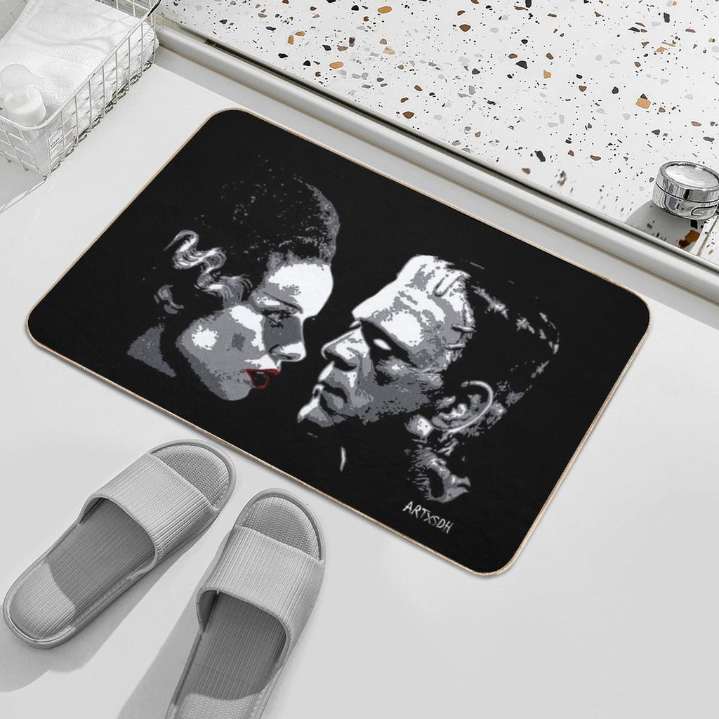 For The Love of Frank  Repositionable Bath Mat