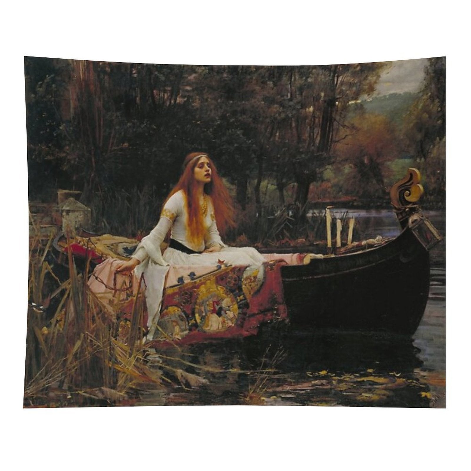 The Lady of Shalott -  John William Waterhouse Tapestry