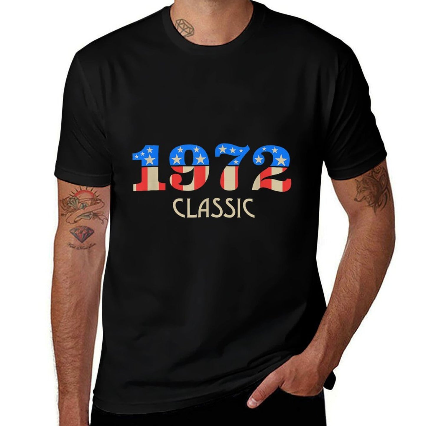 1972 Classic Rock Vintage Rock And Roll Style 50th Birthday  Soft T-Shirt