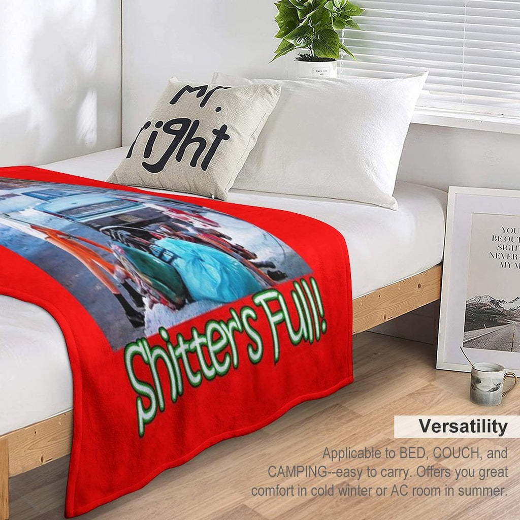 Cousin Eddie Shitters Full Versatility Throw Blanket