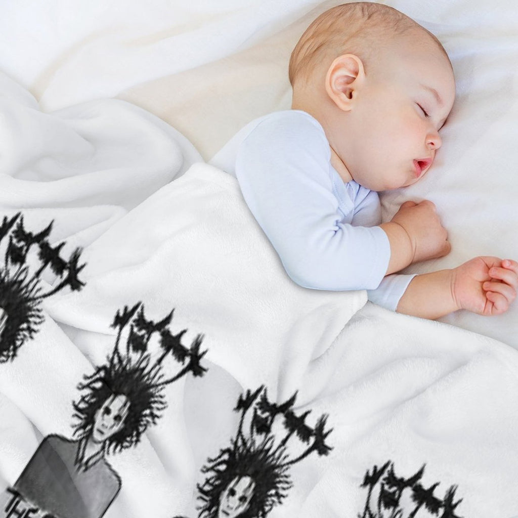 The Cure Print 1 Easy Care Throw Blanket