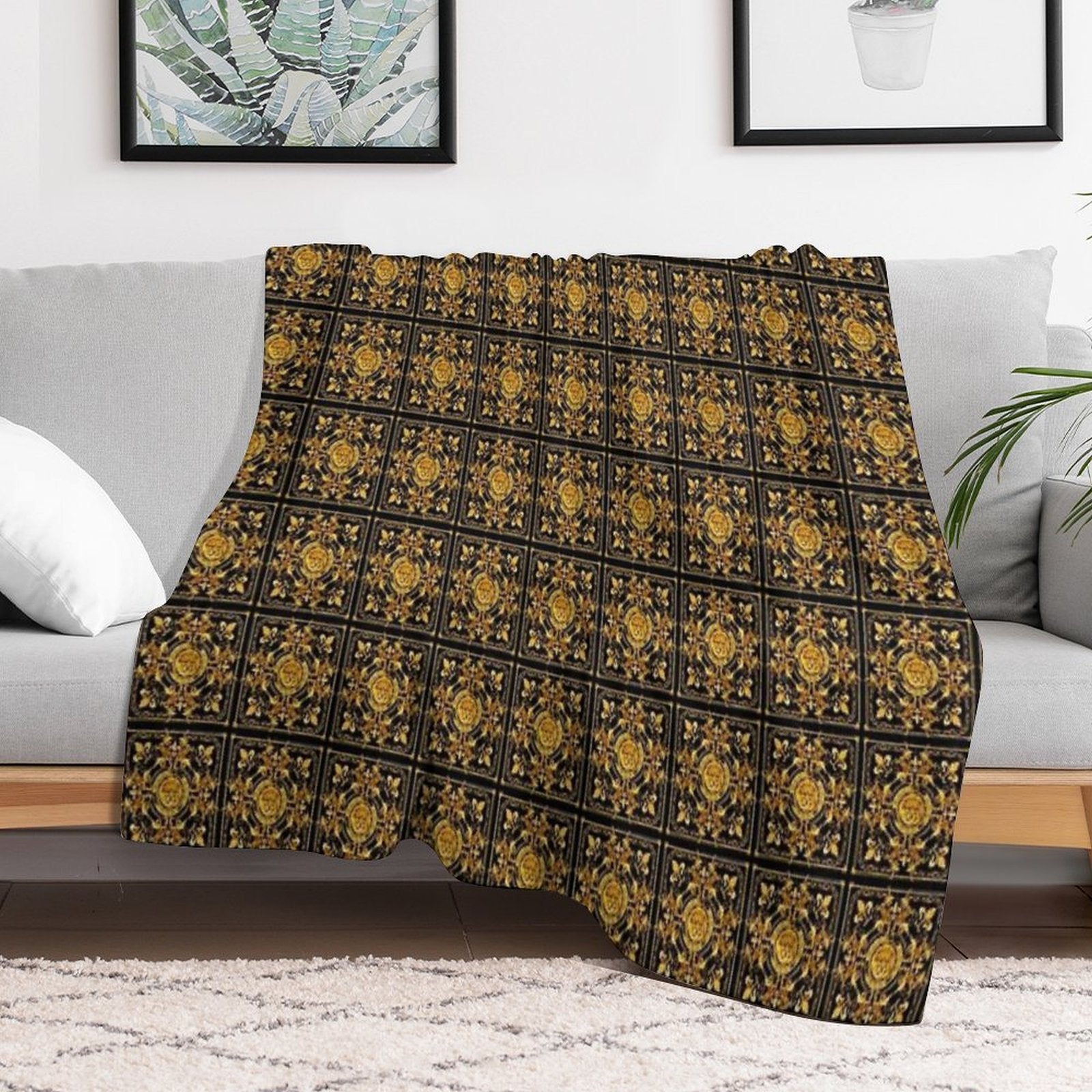 Lion Comfort Throw Blanket
