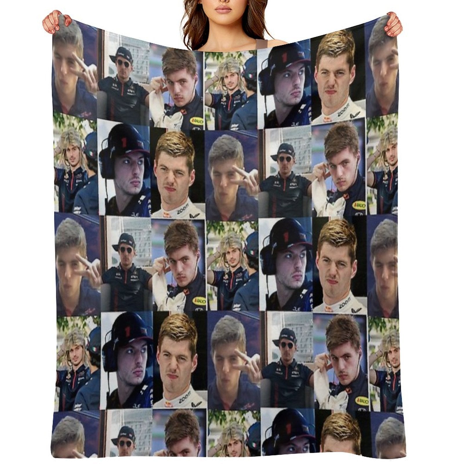 Max Verstappen Anti-pilling Throw Blanket