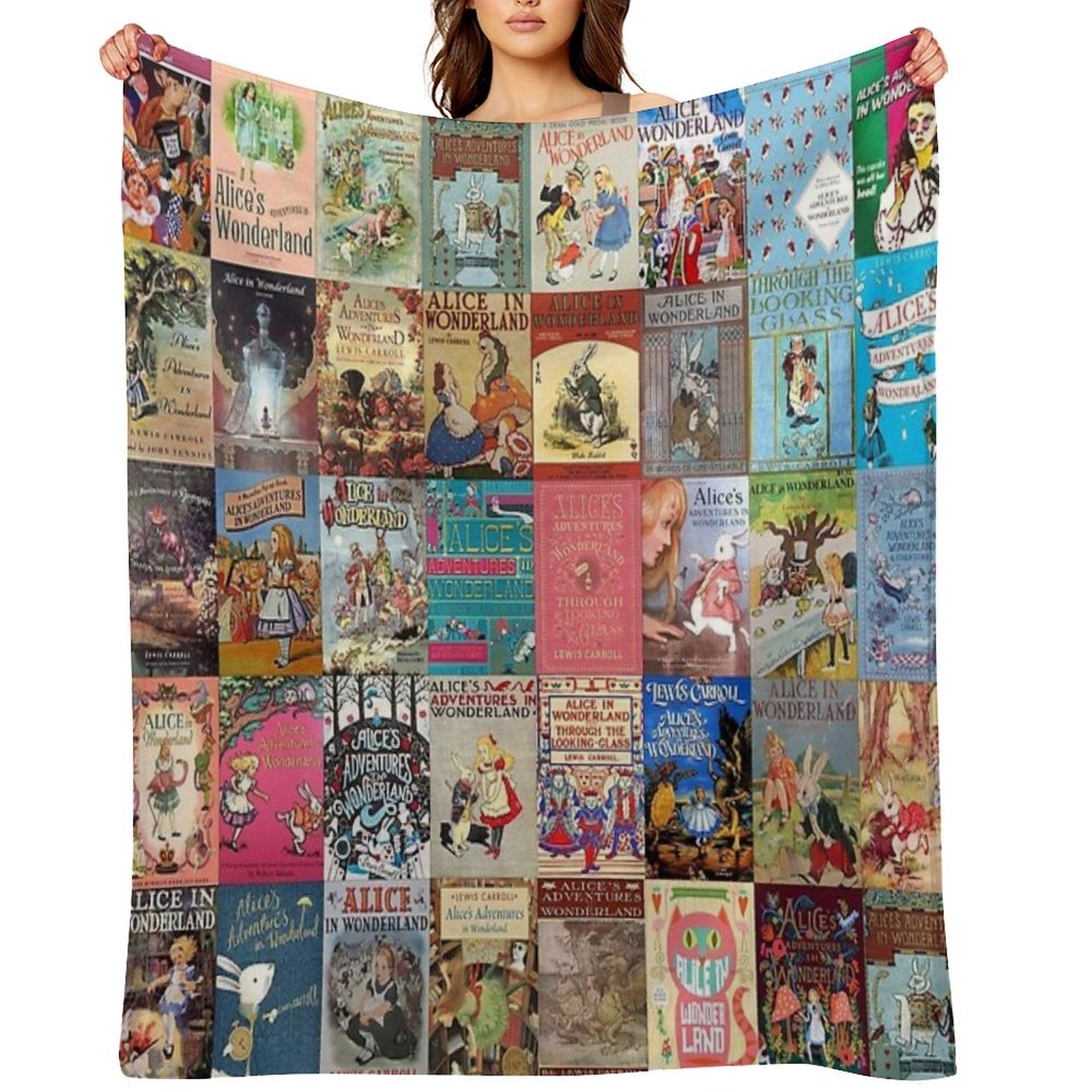 Alice in Wonderland Anti-pilling Throw Blanket