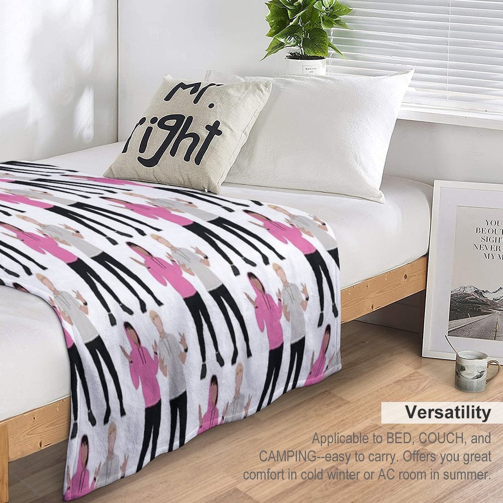 Sam And Colby Durable Throw Blanket