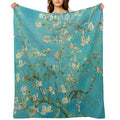 Almond Blossoms by Vincent Van Gogh Multi-functional Throw Blanket
