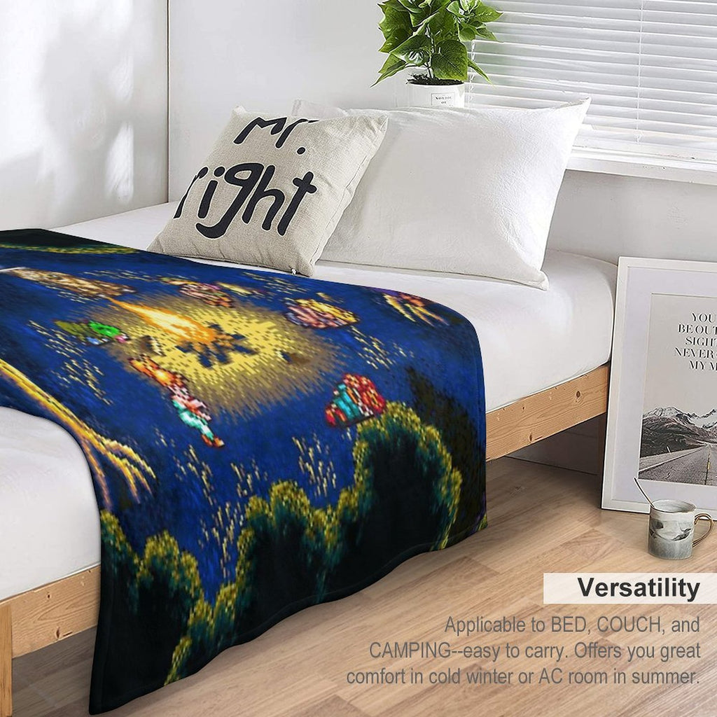 Chrono Trigger Campfire Comfort Throw Blanket