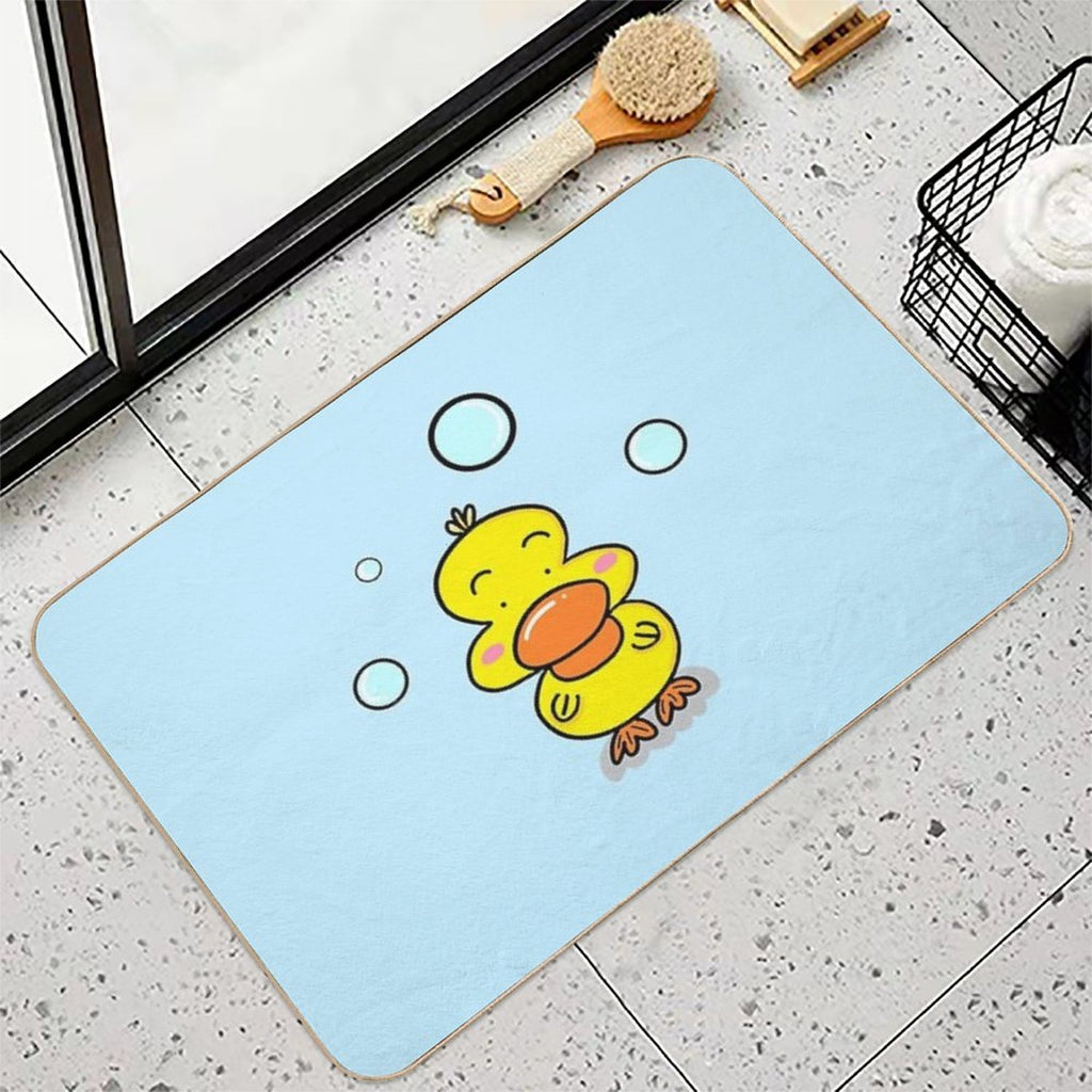 Bathroom Ducky Doodle  Toxin-Free Bath Mat