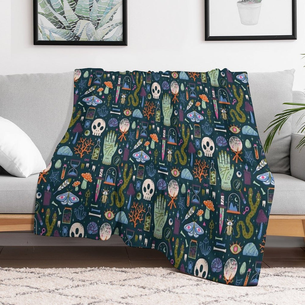 Curiosities Easy Care Throw Blanket