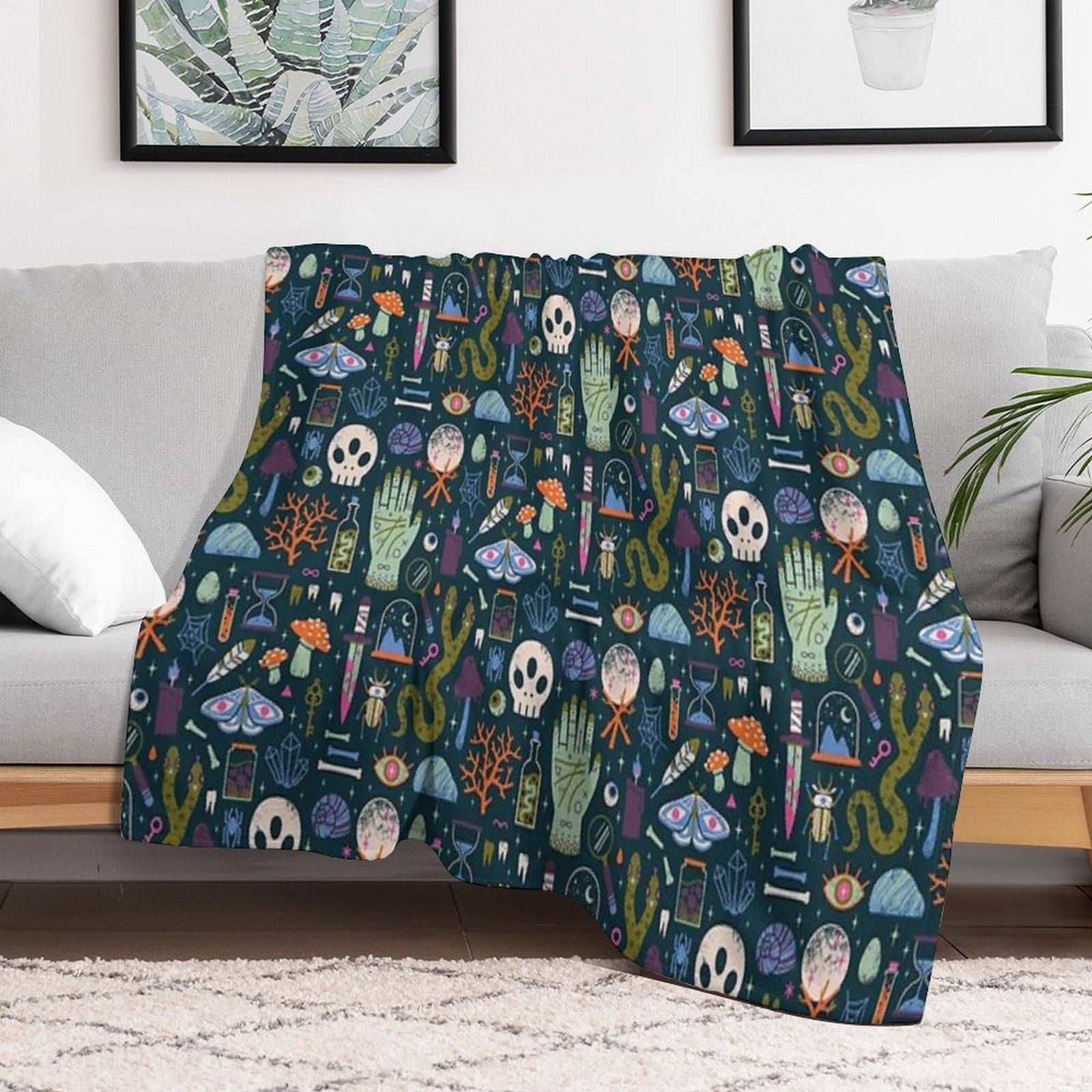 Curiosities Easy Care Throw Blanket