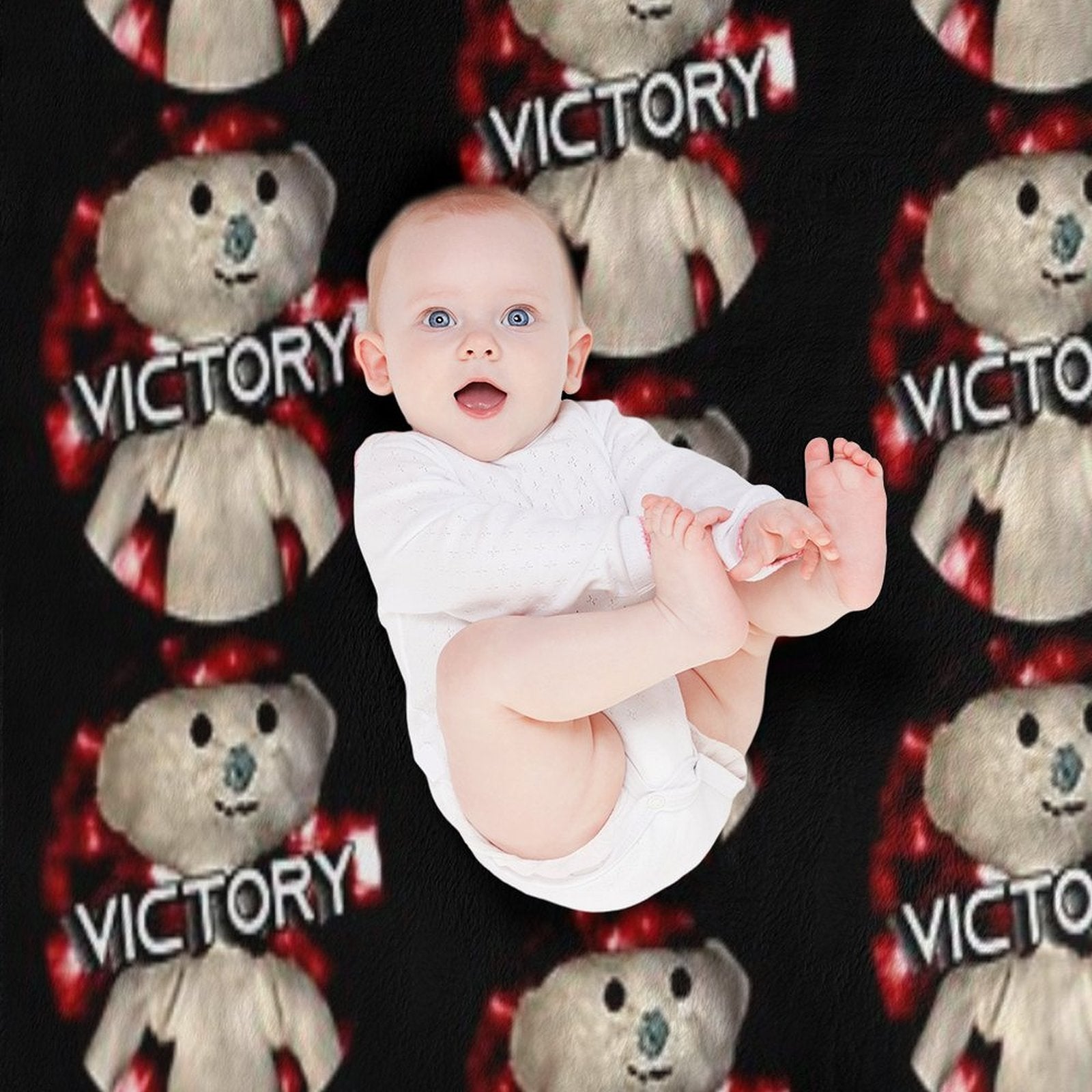 Bear (Alpha) Victory All-season Throw Blanket