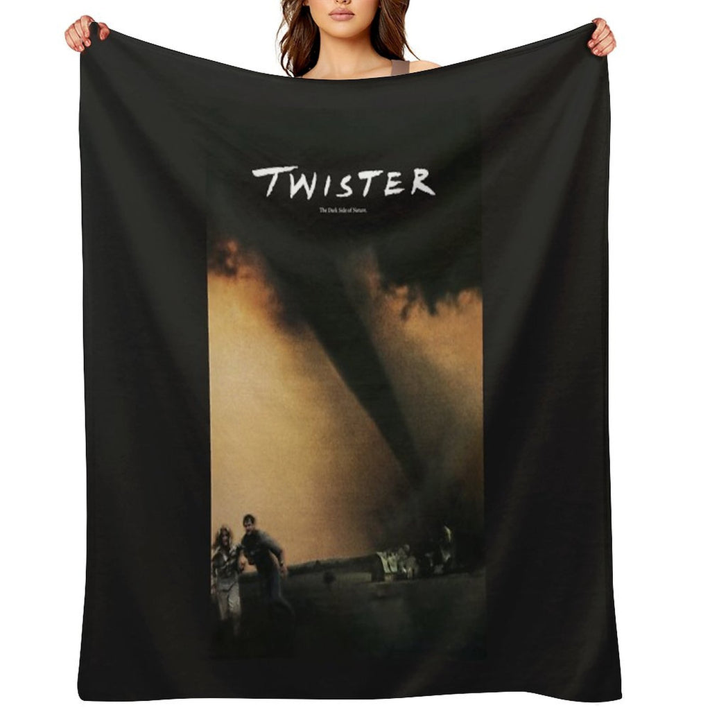 Mans Twister 1996 Movie Fashion Leisure Round Neck Wrinkle-free Throw Blanket