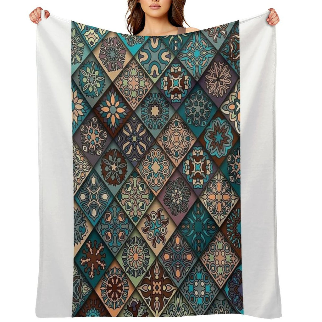 Abstract Design #81 Velvety-soft Throw Blanket