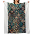 Abstract Design #81 Velvety-soft Throw Blanket