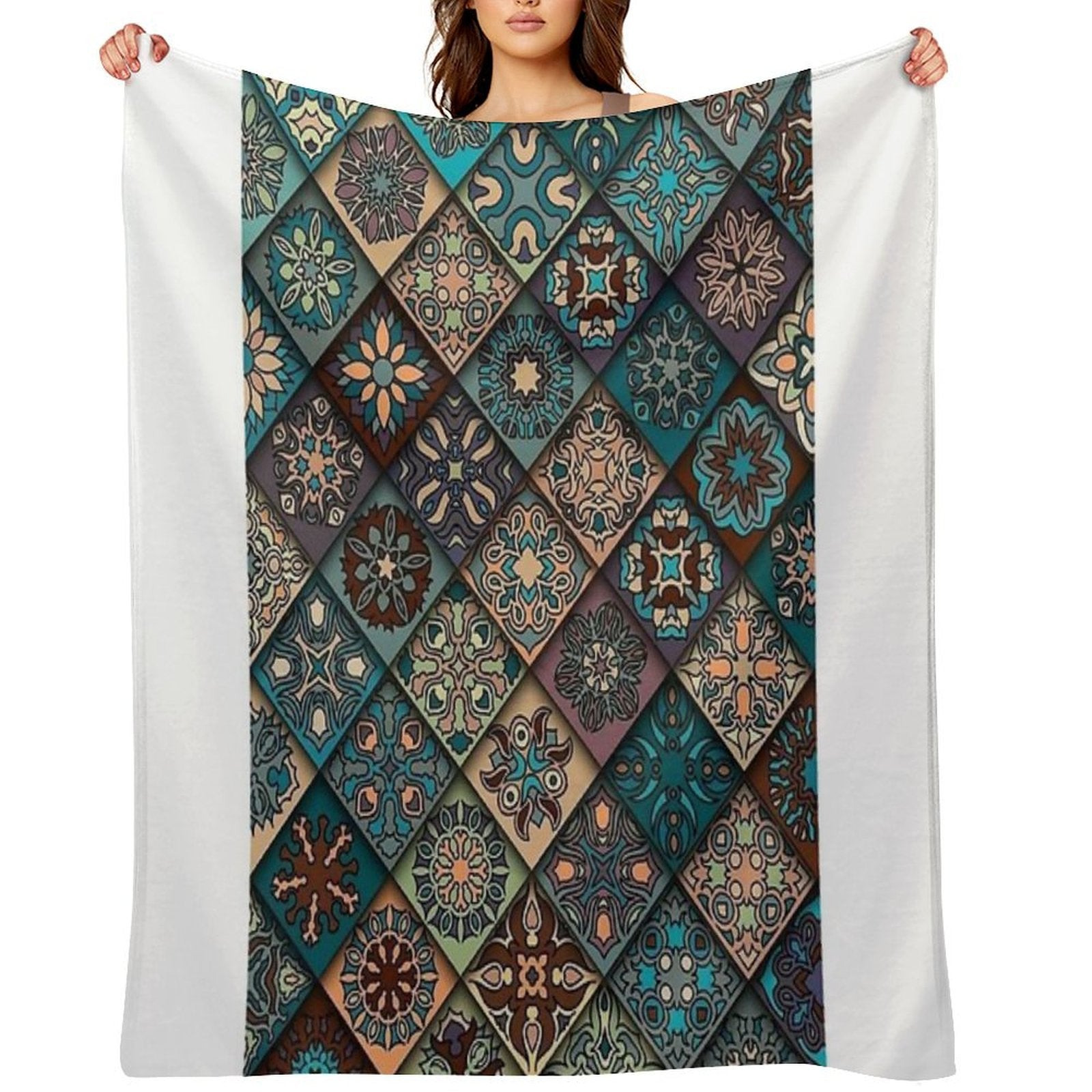 Abstract Design #81 Velvety-soft Throw Blanket