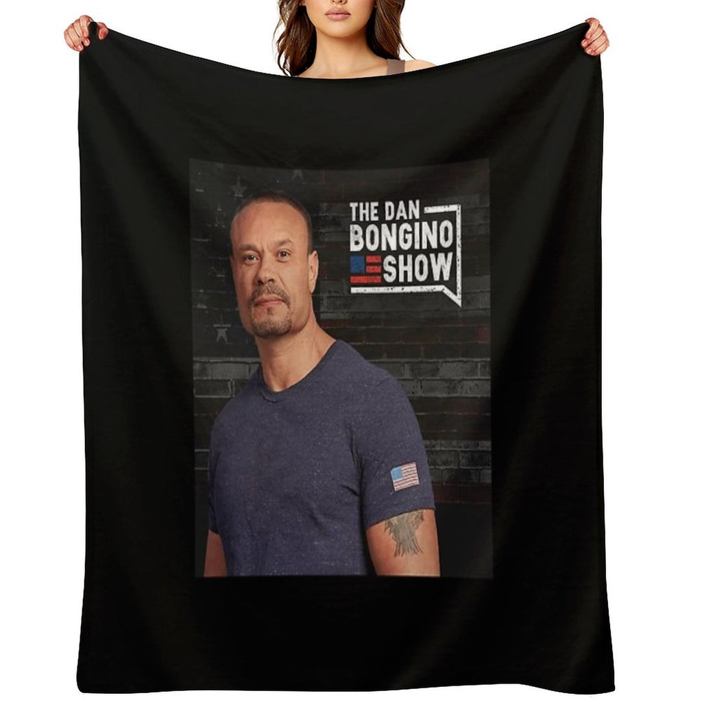 The Dan Bongino Show Easy Care Throw Blanket
