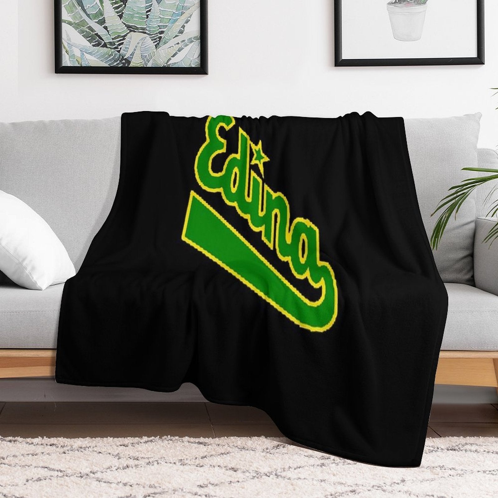 EDINA Plush Throw Blanket