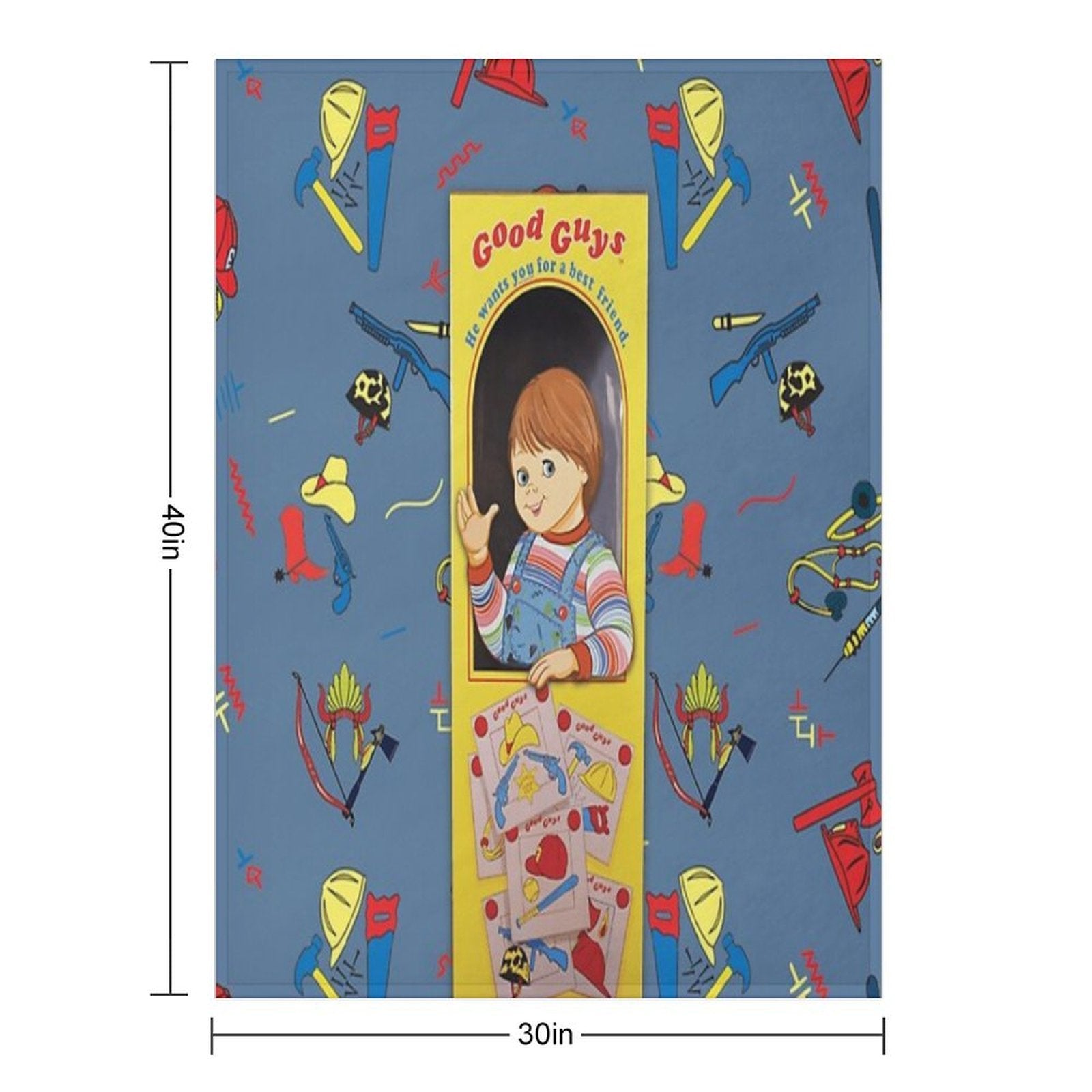 The Good Guys - Childs Play Ft. Chucky Comfort Throw Blanket