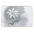 Strength And Beauty- Edelweiss  Slip-Resistant Bath Mat