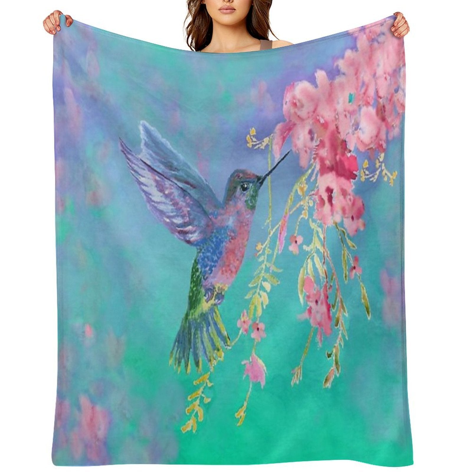 Live A Colorful Life Quick-dry Throw Blanket