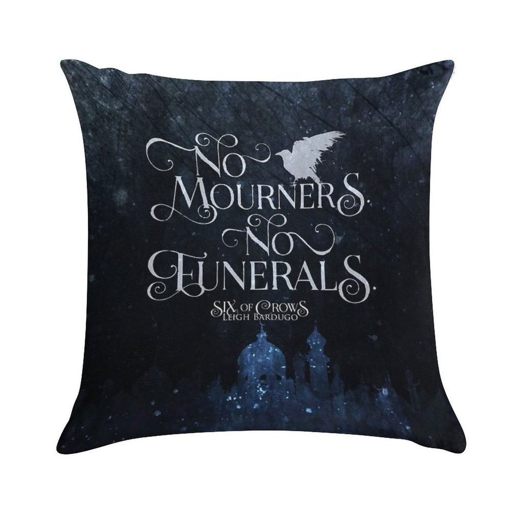 Six of Crows, No Mourners No Funerals, Kaz Brekker Soft Luxury Feel Throw Pillow