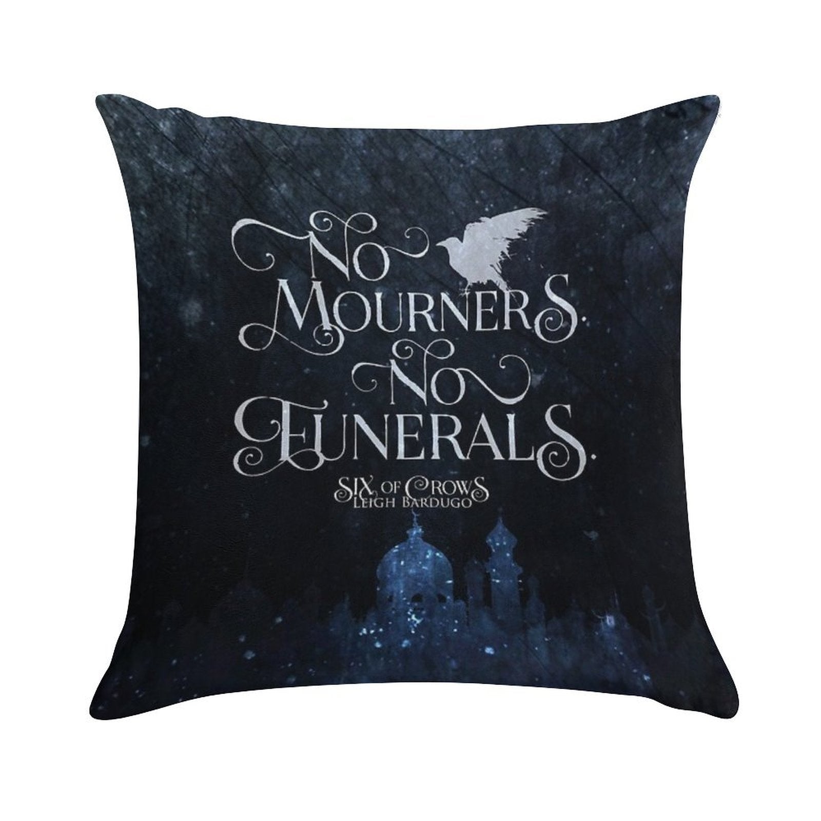 Six of Crows, No Mourners No Funerals, Kaz Brekker Soft Luxury Feel Throw Pillow