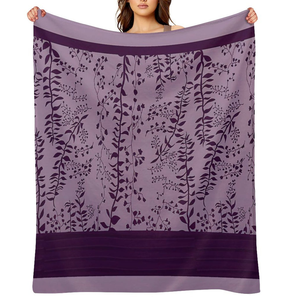 Bella Swan's Comforter Set Replica  Purples Cool - Version 2  Twilight Saga Fanart Sustainable Throw Blanket