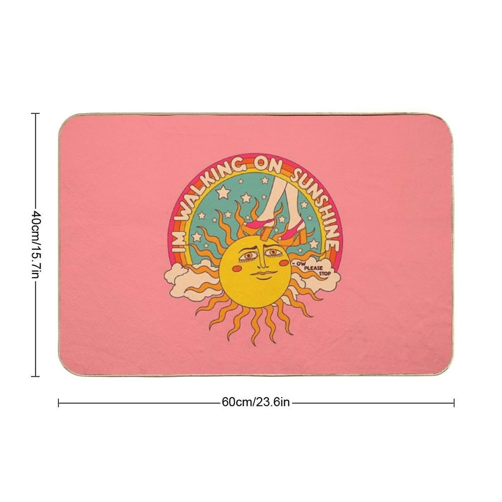 Walking on Sunshine  Eco-Friendly Bath Mat