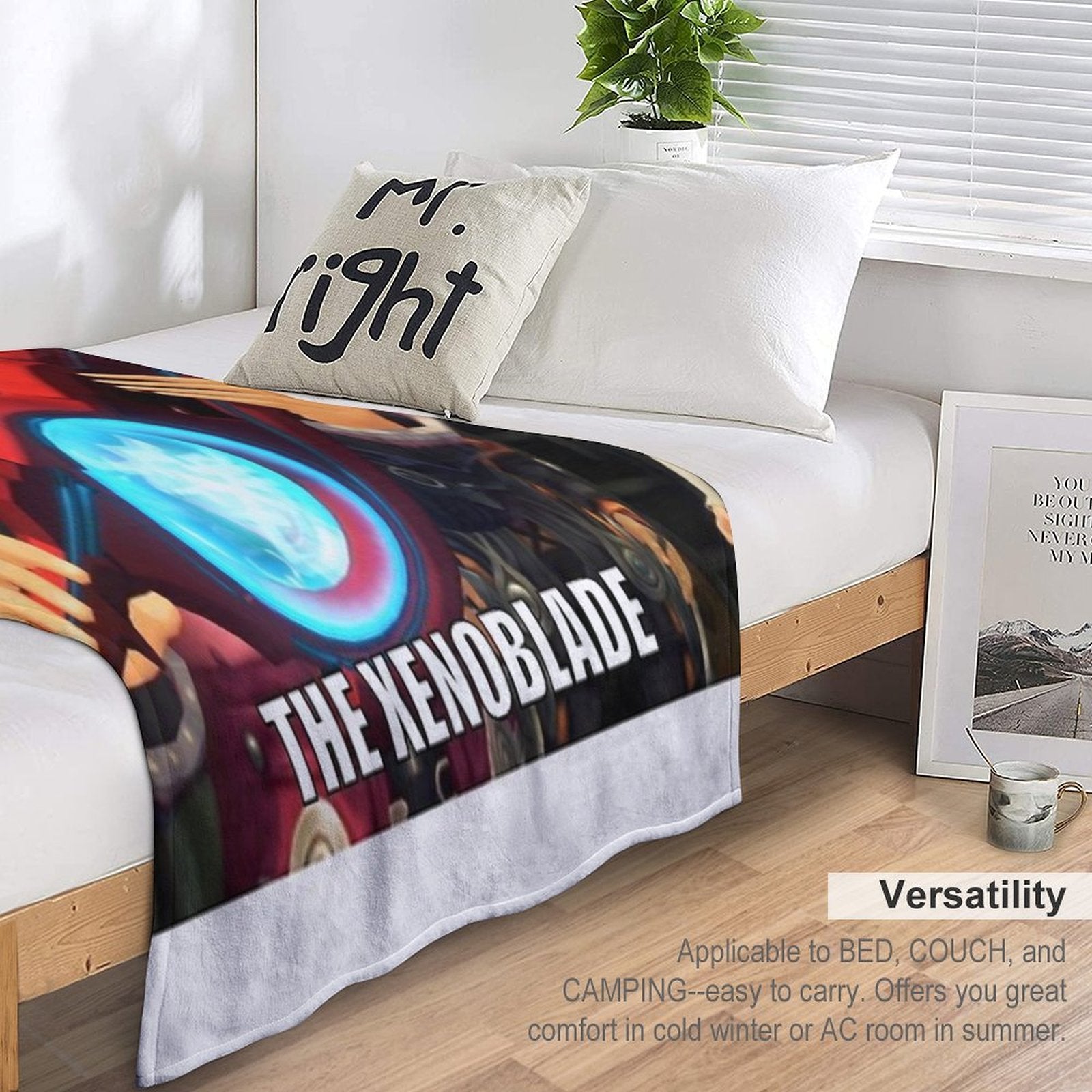 Ahh Yes, The Xenoblade Easy Care Throw Blanket