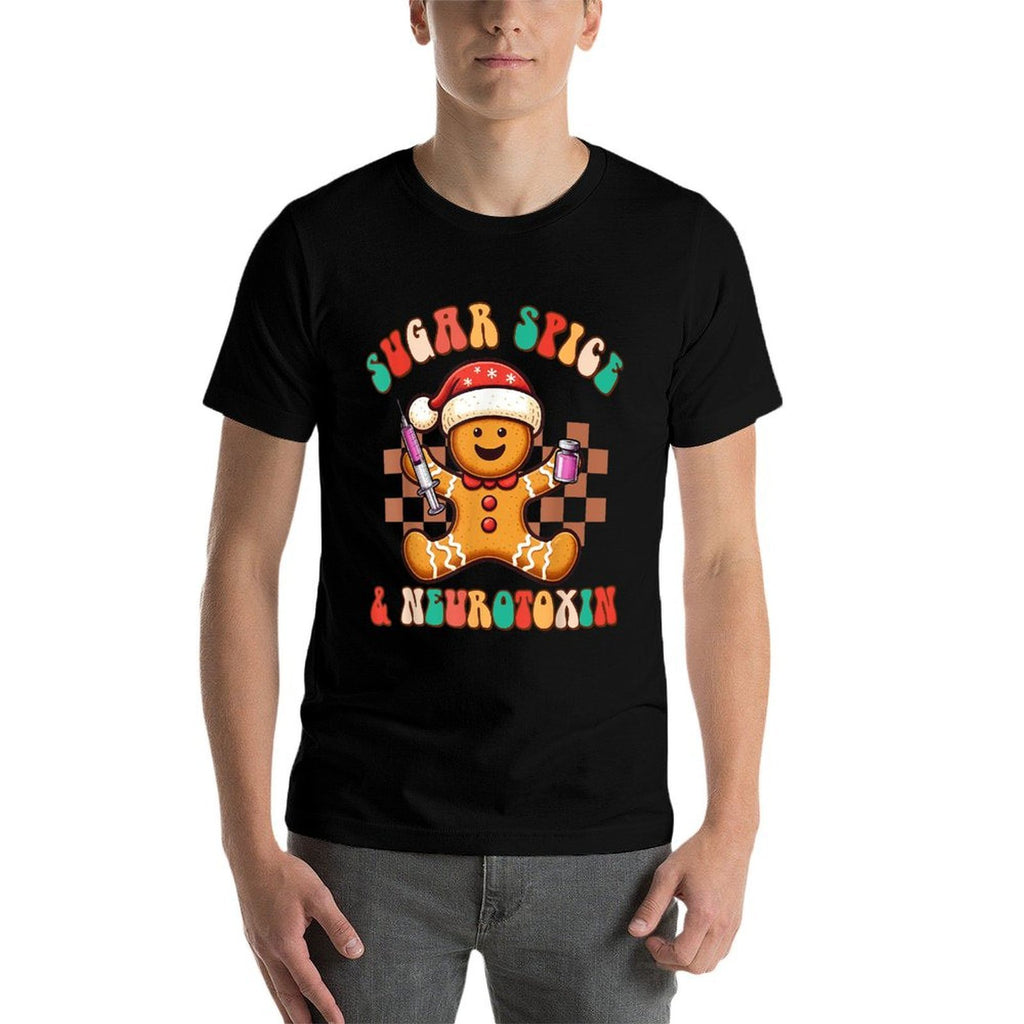 Christmas Botox Dealer Nurse Injector Sugar Spice  Neurotox  Moisture-wicking T-Shirt