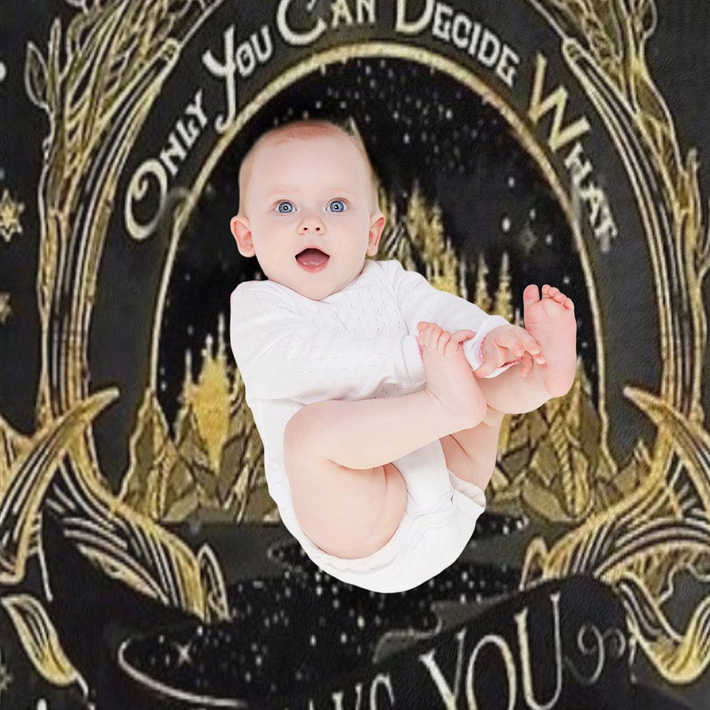 Acotar Quotes Only You Decide What Breaks You Premium Throw Blanket