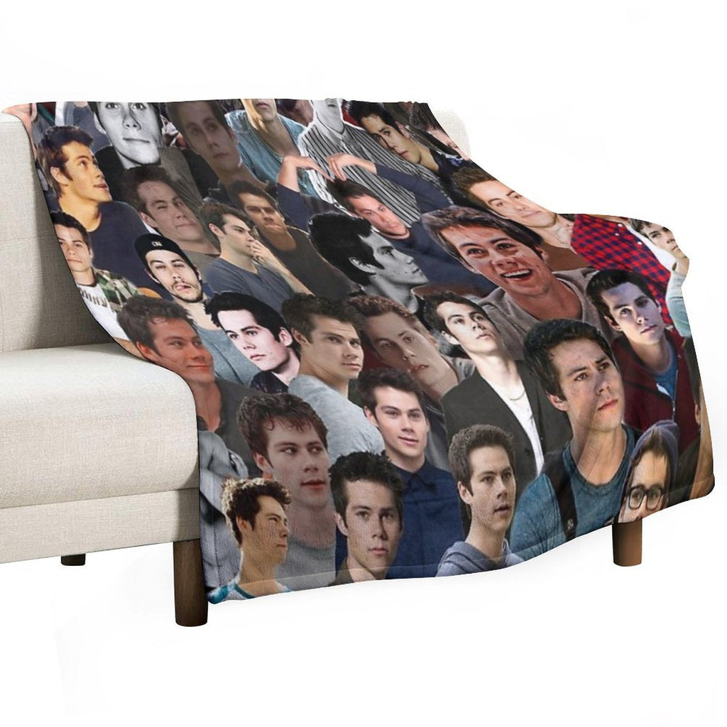 Dylan O'brien Collage Wrinkle-free Throw Blanket
