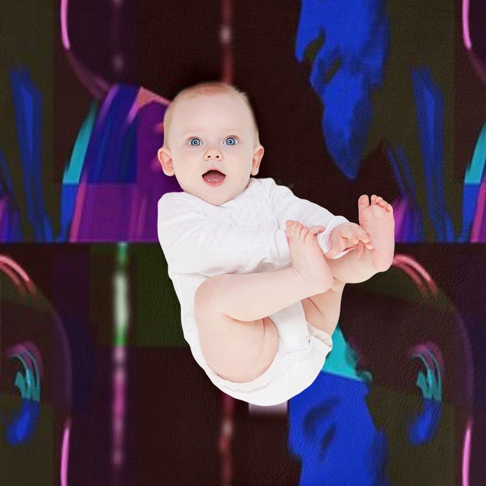 Neon Dude 1 Premium Throw Blanket