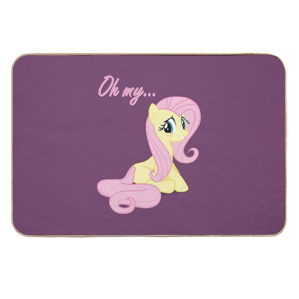 Shy Pony  Easy To Clean Bath Mat