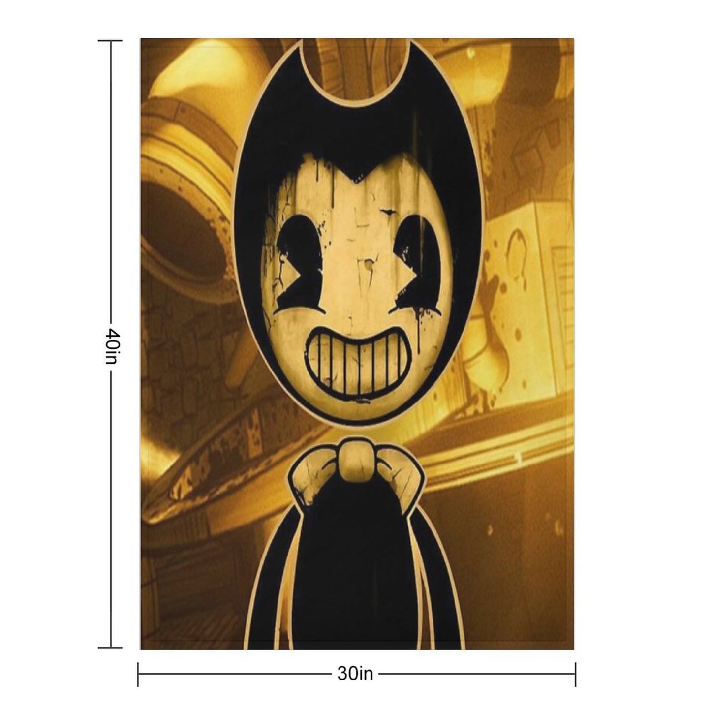 Bendy And The Ink Machine Lightweight Throw Blanket