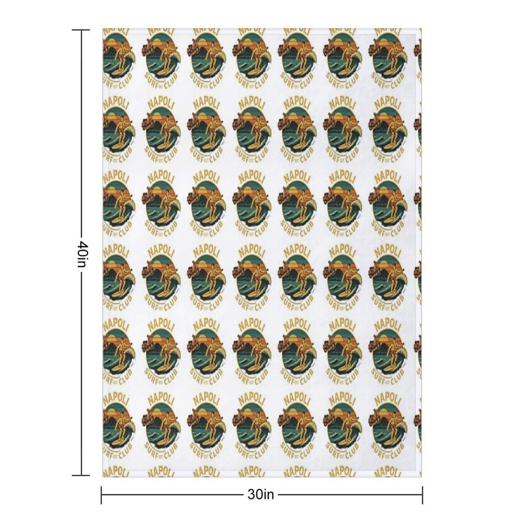 NAPOLI SURF CLUB All-season Throw Blanket