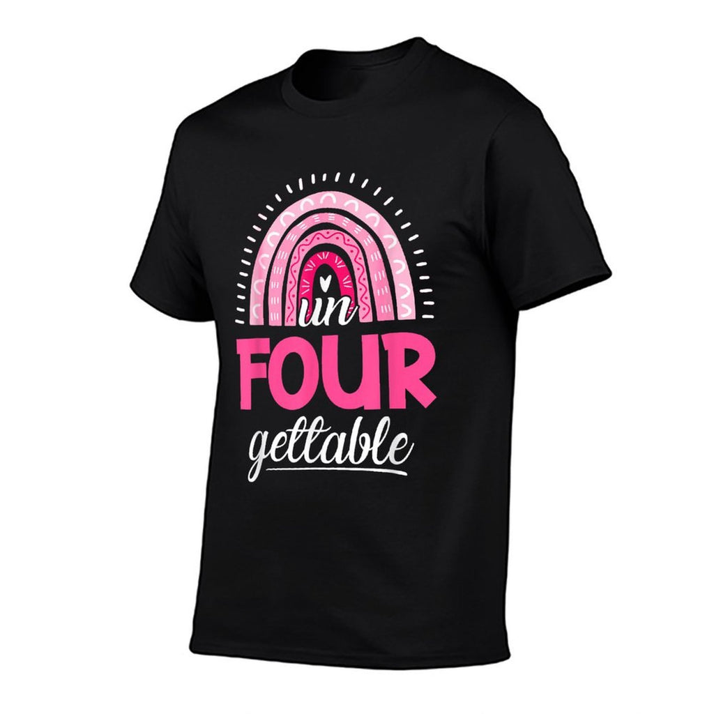 Un Four Gettable Birthday 4 Year Old Rainbow 4th Bday  Polyester Blend T-Shirt