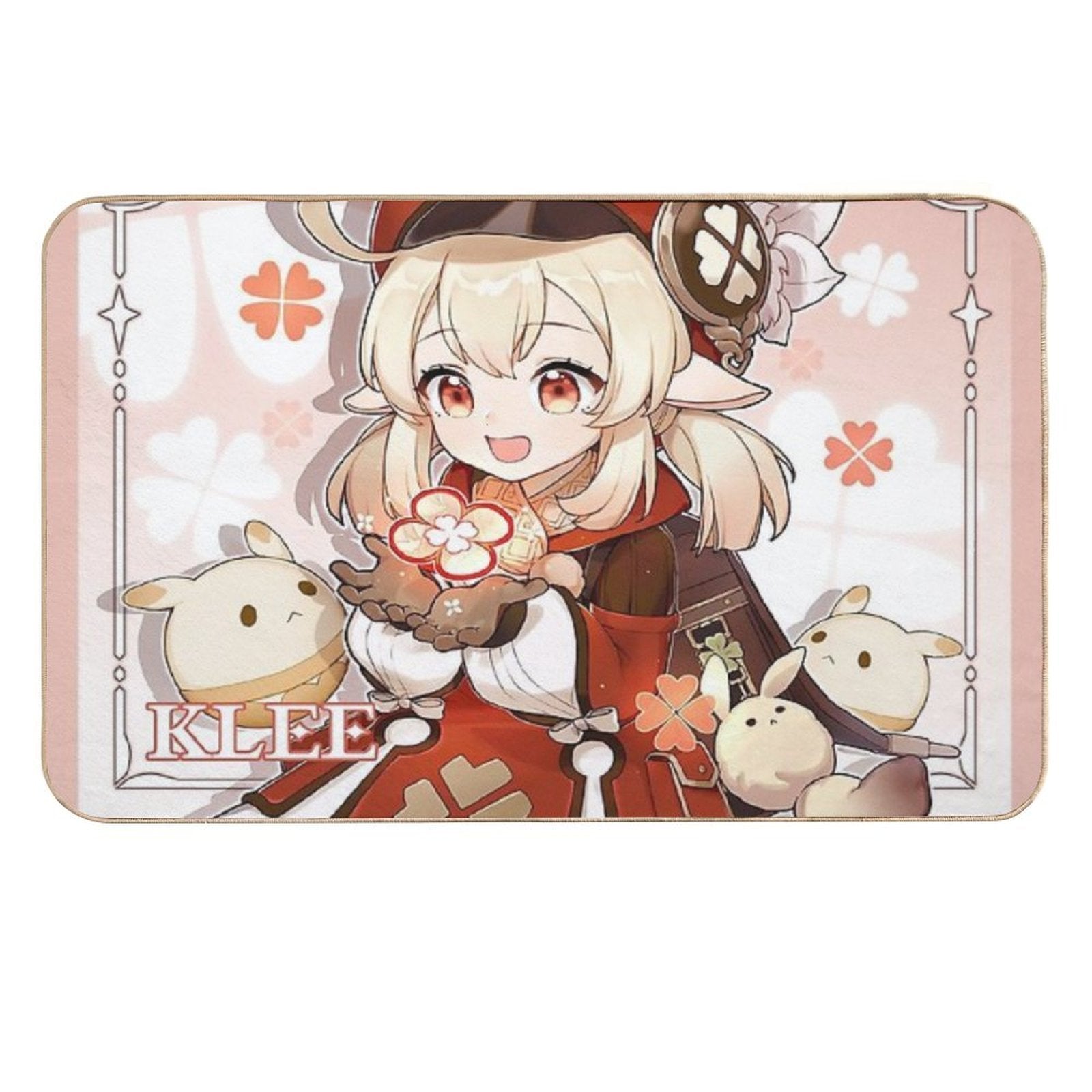 Genshin Impact - Klee Birthday Official Artwork 2020  Easy Maintenance Bath Mat