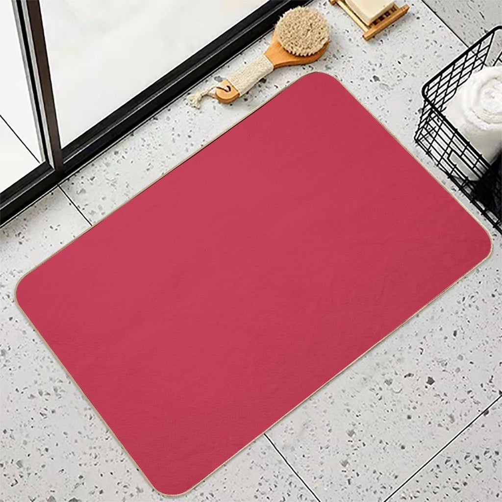 Raspberry Color  Odorless Bath Mat