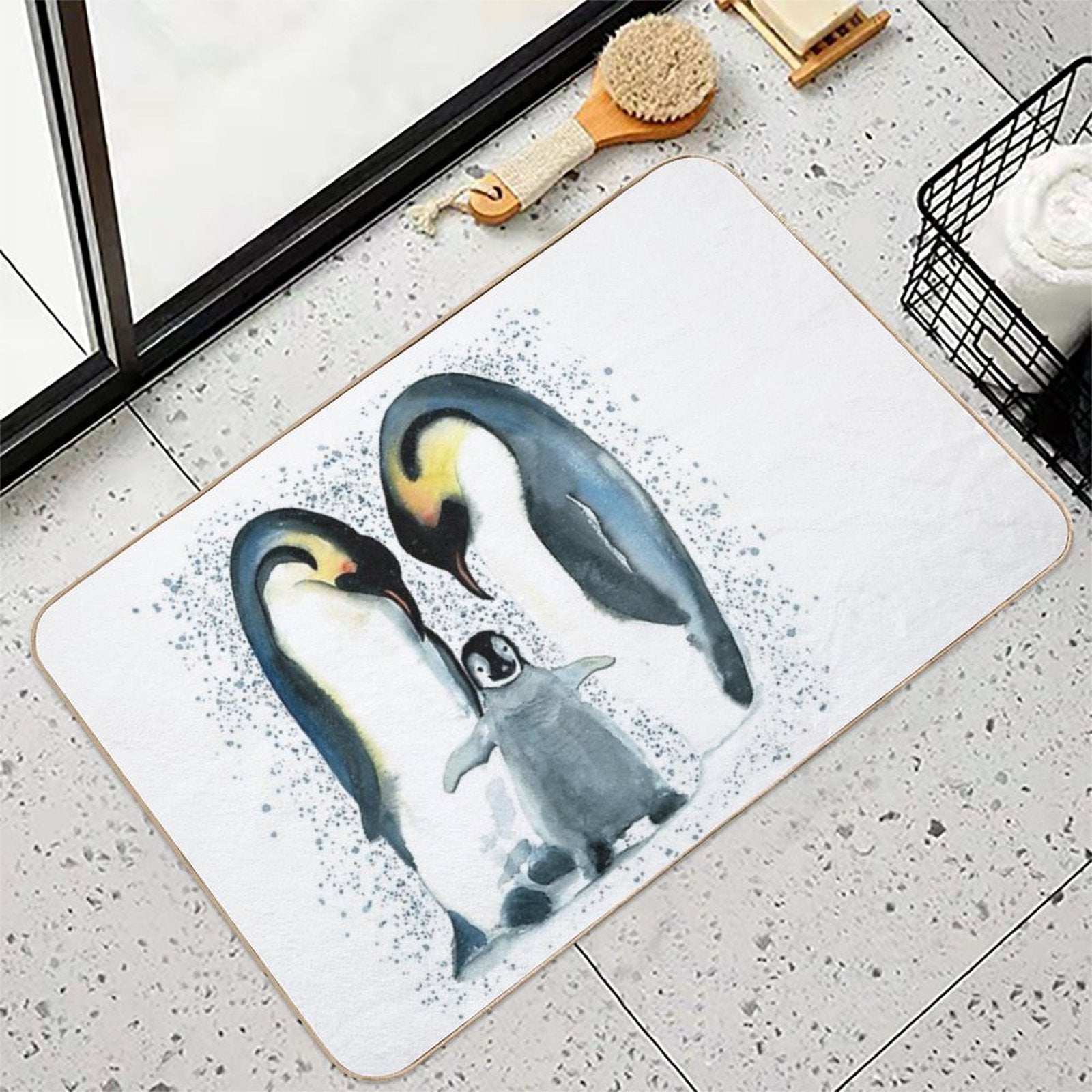 Penguins  Multi-Purpose Bath Mat