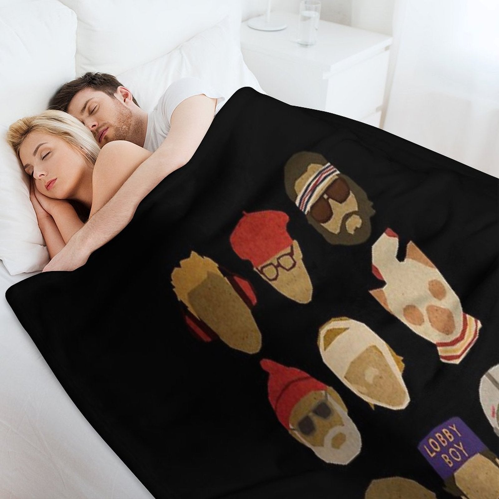 Wes Anderson's Hats   Trending Tshirt Multi-functional Throw Blanket